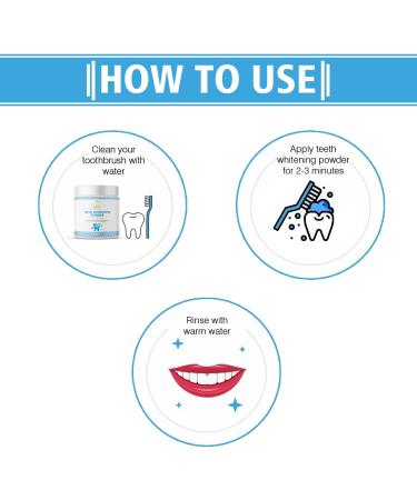 Teeth Magic Powder - Boost Oral Care with Calcium Carbonate - Lavender & Mint Flavor - 50g for Whiter Teeth - International Shipping Available - Buy Online on GoSupps.com