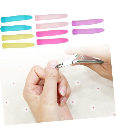 Healeved 15 Pairs Cuticle Nipper Handle Sleeve Pedicure Protection Cap - Buy Online on GoSupps.com