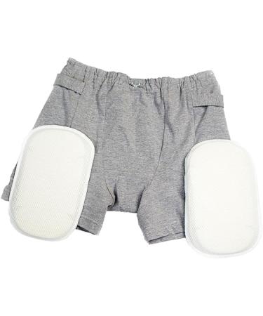 JAYIOLA Women Soft Hip Shorts Elderly Fall Injury Prevention Aid Grey Gray M Medium Gray - Buy Online on GoSupps.com