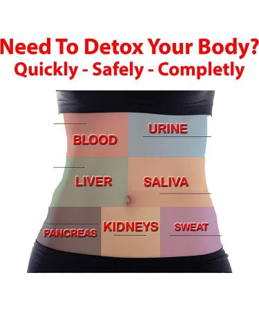 Shootclhear Detox Kit - Detox Drink 8 oz Natural Support Capsules & at-Home Self-Check Test - Buy Online on GoSupps.com