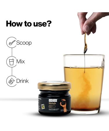 Kapiva 100% Authentic Himalayan Shilajit Resin (30gmx2), High Potency for Men & Women | 80+ Trace Minerals, Upto 70% Fulvic Acid | Authentic | Natural Energy & Immune Support 30 Gram (pack of 2) - Buy Online on GoSupps.com