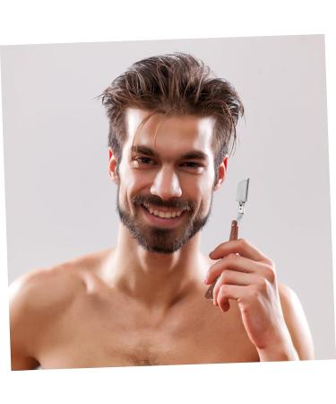 Frcolor 2-in-1 Facial Hair & Eyebrow Scissors - Ergonomic Razor Blades for Men & Women - Travel-Friendly Beard Care Tool - Buy Online on GoSupps.com