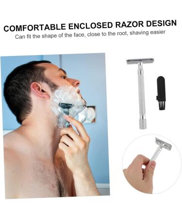 Beavorty Double Edge Safety Razor Rustproof Steel Beard Shaver for Men | 2-Pack | Premium Quality Shaving at Home - Buy Online on GoSupps.com