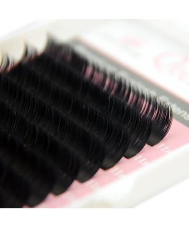 Qeelasee Matte Mink Flat Eyelash Extension 0.25 D Curl 13mm - Professional Salon Grade Individual Eyelashes - 1 Ounce Pack - Buy Online on GoSupps.com