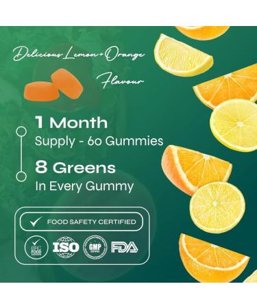 Gummies D licieux Green Cleanse Known Chlorella & Bact ries Amies de l Intestin Saveur Citron & Orange 60 Gummies Vegan 1 Mois - Buy Online on GoSupps.com