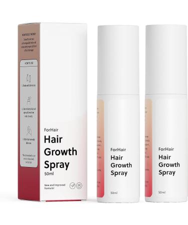 Lot de 2 flacons d'huile de croissance des cheveux - Formule non grasse sans hormones - Favorise des cheveux naturels plus pais la r paration des dommages la pr vention des pertes id al pour le 2 pi ces.