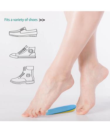 4 Pairs of Heel Spur Inserts & Cushions | Orthopedic Gel Insoles for Plantar Fasciitis Relief - International Shipping Available - Buy Online on GoSupps.com