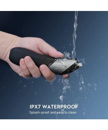 Body Groomer Men Kibiy Balls Trimmer Electric Groin Hair Trimmer Waterproof Wet/Dry Hair Clippers Body Shavers for Men Pubic Hair Razor with LED Light and Mirror Rechargeable (Grey) - Buy Online on GoSupps.com