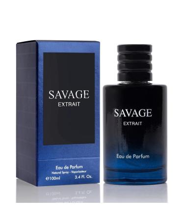 Valentine Milano for Men & Savage Extrait eau de parfum for Men Warm Masculine Scent for Daily Use Casual Men's Cologne 3.4oz/100ml (Pack of 2) - Buy Online on GoSupps.com