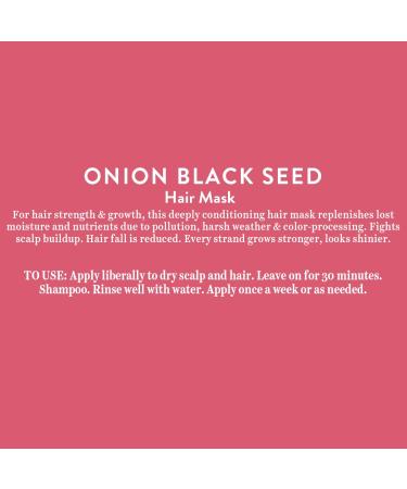 Biotique Onion Black Seed Hair Mask - Hair Fall Control 175g | International Shipping - Buy Online on GoSupps.com