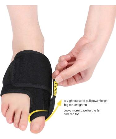 Bunion Corrector & Separator | Orthopedic Splint for Pain Relief & Hallux Valgus Brace - Day & Night Support - Buy Online on GoSupps.com