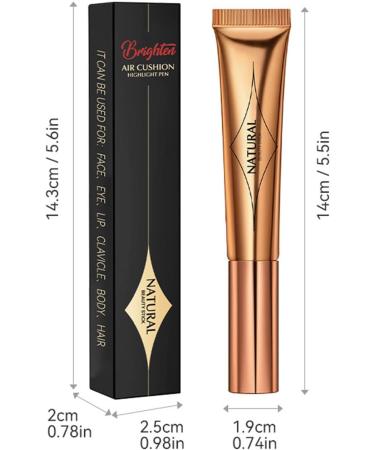Highlighter Stick Creamy Highlighter Stick Lightweight Contouring Highlighter Makeup Stick Breathable Feel Sheer Flush Of Color Natural Looking Dtt 05# - Buy Online on GoSupps.com