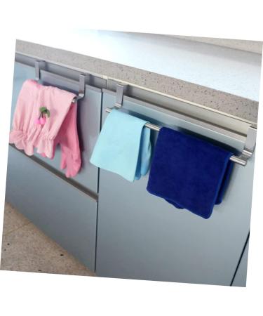 Cabilock 1pc Cabinet Door Hook Wall Mounted Shelves for Storage Wall Towel Storage Rack Kitchen Rack Metal - Buy Online on GoSupps.com