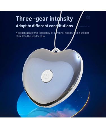 Handheld Sleep Aid Device | 3 Strength Levels Pressure Relief Microcurrent | Fast Sleep Solution with Auto Switch-Off Function - Silver - Buy Online on GoSupps.com