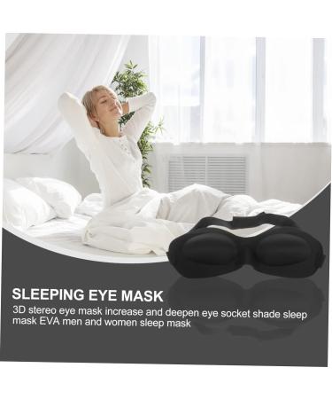 2pcs 3D Stereo Goggles Eyepatch for Adults | Satin Sleep Mask for Travel & Sleeping | Cotton Eye Cover for Blackout | Portable & Comfortable - Buy Online on GoSupps.com