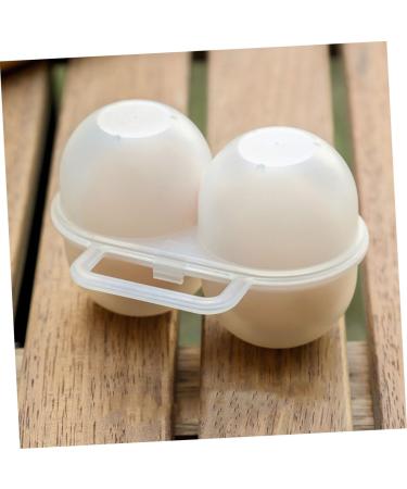 Abaodam 2pcs Portable Egg Box Fridge Containers Hiking Egg Case Egg Carriers Camping Anti-Fall Storage Box - Buy Online on GoSupps.com