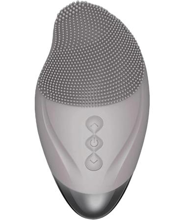 Fulenyi Facial Cleansing Brush Face Scrubber Soft Silicone Face Scrubber | Rechargeable Vibrating Waterproof Skin Care Tool for Deep Cleansing Firming Exfoliation and Enhanced Gray (English) - Buy Online on GoSupps.com