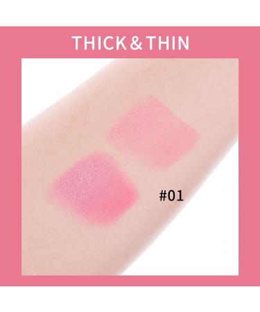 Waterproof Cream Blush Stick for Cheek, Eyes & Lips - Long Lasting & Smooth Formula - Lightweight Blush Wand 01# PINK 19.00g - Pack of 1 - Buy Online on GoSupps.com