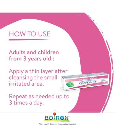 Boiron Cicadermine (Homeoplasmine) Skin Nasal irritations chapped skin Superficial wounds and Redness. 18 gram - Buy Online on GoSupps.com