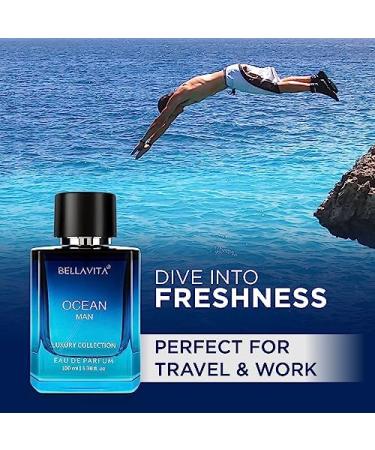 prime craft Luxury OCEAN Aquatic Eau De Parfum for Men with Marine Orchid & Musk|Long Lasting Fresh Citrusy & Woody EDP Fragrance Scent Perfume 100 Ml - Buy Online on GoSupps.com