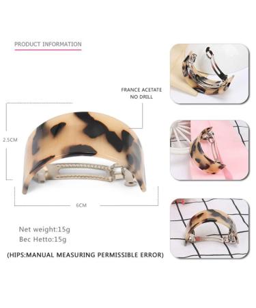 Frcolor Hair Clips - Spring Ponytail Half Round Hairpins for Women & Girls - Perfect Hair Accessories for Stylish Decorations | International Shipping Available - Buy Online on GoSupps.com