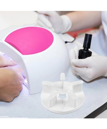 Baluue 2 Sets Nail Stand for Press On Nails Display Practice Art Fake Nail Holder Painting Nails Stand False Nail Designs for Home DIY Beginner Salon Supplies White - Buy Online on GoSupps.com