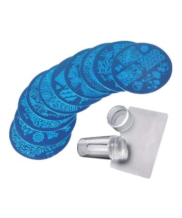 Buy Nail Art Stamping Kit - Clear Jelly Stamp Plates & Tools for Creative Nail Designs - International Shipping Available - Buy Online on GoSupps.com