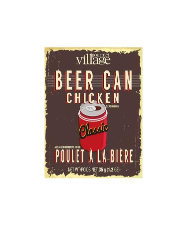 Gourmet du Village Beer Can Chicken Seasonings Classic Recipe Box Retro 34.02g Bbq 35 g (Pack of 1)