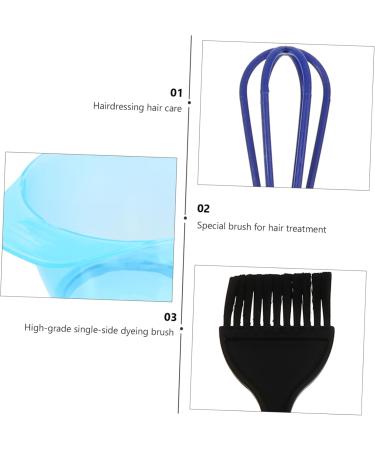 Angoily 3 Sets hair care tools hair dye bowl hair dye Dye bowl tool suite hair comb set Hair Coloring Bowl hair color brush hair coloring tools Fashion baking oil five piece set - Buy Online on GoSupps.com
