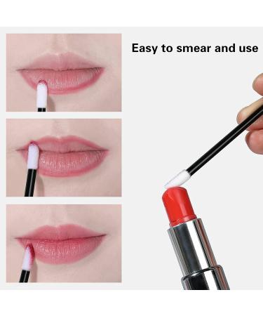 600 PCS Disposable Lip Wands - Black & Pink Lip Applicators for Makeup - Lip Gloss & Lipstick Brushes - Disposable Makeup Applicators Kit - Buy Online on GoSupps.com