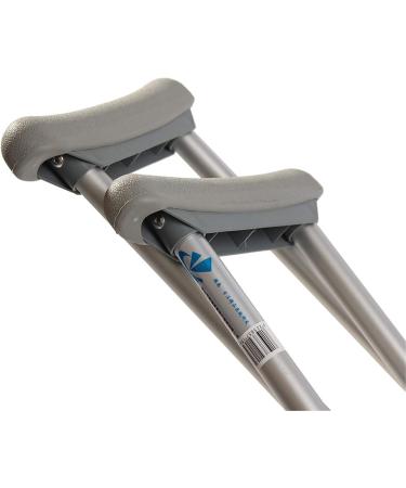 Adjustable Crutches Folding Aluminum Underarm Crutches with Comfortable Underarm Pad Handgrip Medical Aid Tool for Patient Handicapped L (S) Selfless dedication Medium - Buy Online on GoSupps.com