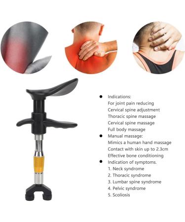 Gold Chiropractic Adjuster - Stainless Steel Spine-Salicin Therapy Tool for Neck Pain Relief | International Shipping - Buy Online on GoSupps.com