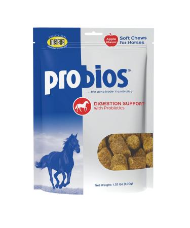 Probios Horse Soft Chews, Apple flavor, Net Weight 1.32 lbs(600 grams)