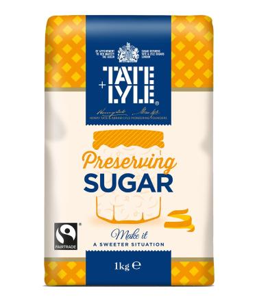 Tate & Lyle | Fairtrade Preserving Sugar 1Kg | Make it a sweeter situation | Suitable for vegetarians and vegans. Kosher |