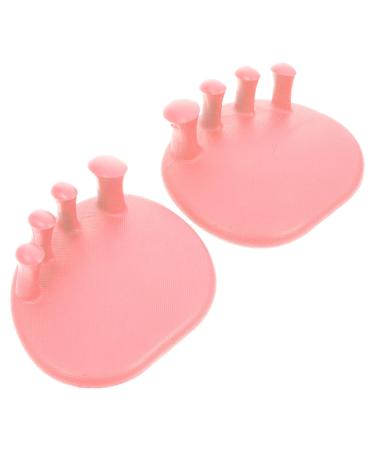 1 Pair Arch Trainer Correctors Hallux Tool Foot Bone Foot Straightener Bone Hallux Bunion Cushions Simple Stretchy Bunion Splint Simple Hallux Tools Clip Board Pink