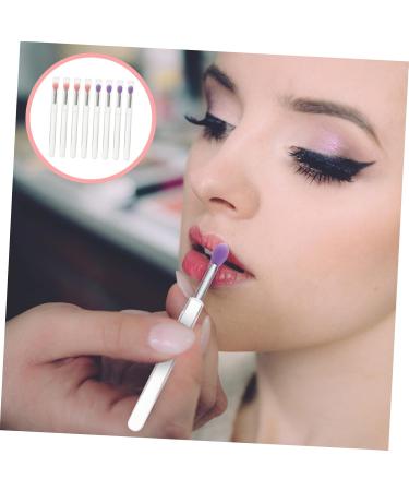 NOLITOY 8pcs Silicone Lip Brush Eye Shadow Eyeshadow Bulk Silicone Makeup Applicator Lip Mask Brush With Hat - Buy Online on GoSupps.com