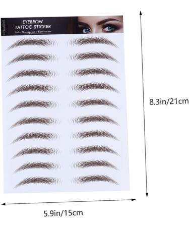 Beavorty 10 Pcs Eyebrow Stickers Hair Eyebrows Stickers Eyebrows Grooming Sticker Eyebrow Grooming Stickers Lady Tools Stickers Blush Makeup Eyebrow Stickers Trimming - Buy Online on GoSupps.com