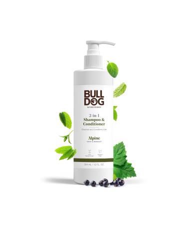 Bulldog Men's Skincare 2-in-1 Shampoo & Conditioner - Alpine Scent 12oz | International Shipping - Buy Online on GoSupps.com