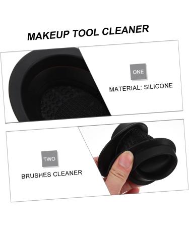 DOITOOL of Makeup Brush Makeup Brush Scrubber Pad Makeup Brush Cleaner Mat Brush Cleaning Mat Makeup Brush Mat Cleaner Foldable Makeup Brush Bowl Silica Gel Makeup Pad Not Hurt - Buy Online on GoSupps.com