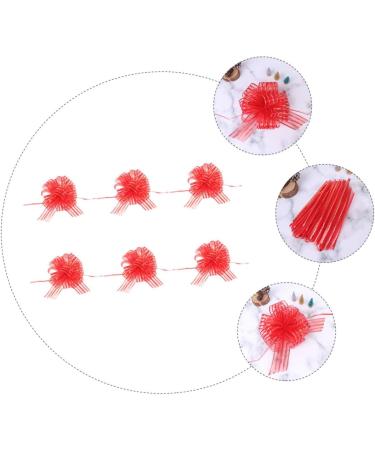 Beaupretty 6pcs Red Pull The Ball Wedding Bows - Decorative Party Accessories & Home Adornment - Buy Online on GoSupps.com