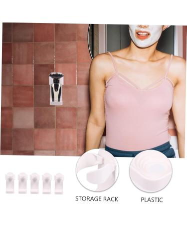 5-Piece Electric Shaver Rack & Organizer - Razor Holder Hooks & Bathroom Clothes Bar for Effortless Storage - Buy Online on GoSupps.com