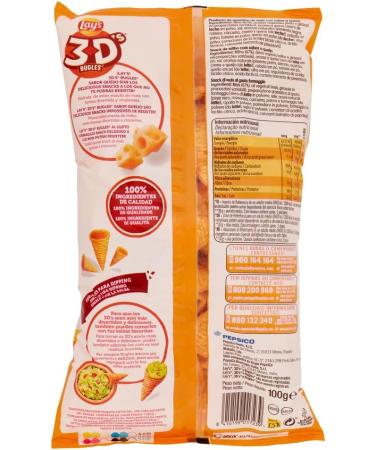  Italian Gourmet E.R. Lay's 3D's Cheese Flavored Bugles 6-pack of 100g cheese-flavored potato chips + 400g Italian Gourmet Polpa - Buy Online on GoSupps.com