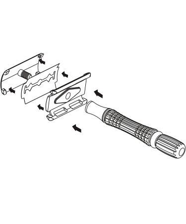 BAILI Classic Metal 3-Piece Double Edge Safety Razor - Platinum Blade for Wet Shaving Men and Women | BT131 - Buy Online on GoSupps.com