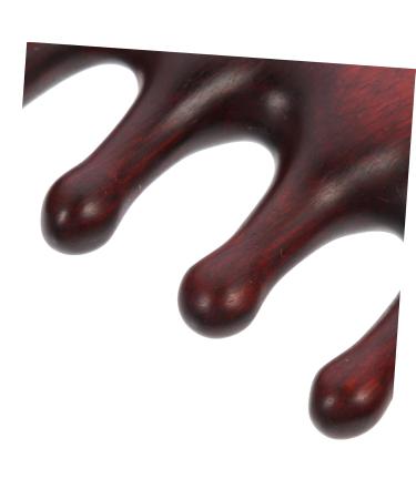 Frcolor Wide Tooth Massage Comb - Handicraft Hairworm Brush for Deep Scalp Relaxation | 10x6.3cm Resin Tool - Buy Online on GoSupps.com