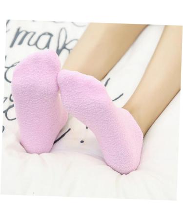 FRCOLOR 3 Pairs Cracked Heel Socks Gel Socks Moisturising Foot Socks with Gel Lining Wet Socks Gel Socks for Moisturising Spa Feather Yarn Boots Miss - Buy Online on GoSupps.com