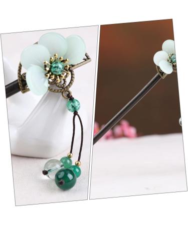 SOLUSTRE 1pc Antique Headdress Hairpin Girl Hair Accessories Hair Accessories Hair Chopsticks Retro Hair Fork Hair Jewels for Women Hair Sticks for Women Vintage Miss Wood Jiangnan - Buy Online on GoSupps.com