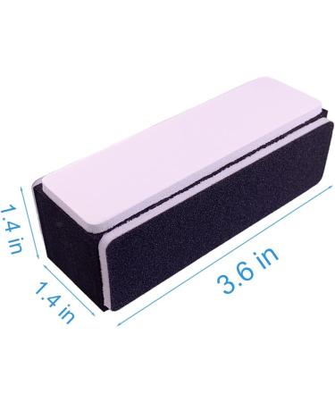 Nail Buffer Block (4 Pack) - All-in-One Nail Smoother & Polisher for Natural and Acrylic Nails - 120/600/3000 Grit Buffing Blocks - Buy Online on GoSupps.com