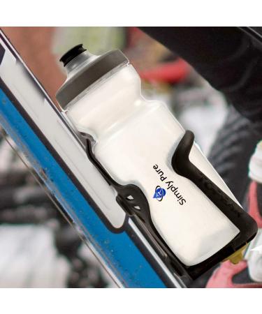 Specialized Bikes Simply Pure Purist 22oz BPA-Free Sport & Bike Water Bottle with MoFlo Cap - Clear - Buy Online on GoSupps.com