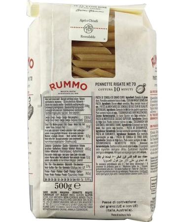  Italian Gourmet E.R. Rummo Pennette Rigate N. 70 Durum Wheat Semolina Pasta 1 kg + Italian Gourmet Tomato Pulp 400 g Box of 12 - Buy Online on GoSupps.com