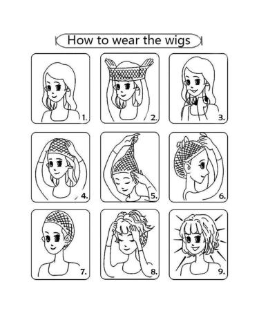 Buy 12-Inch Anime Cosplay Rose Net Wig - Short Curly High-Temperature Resistant Hairpiece - Buy Online on GoSupps.com